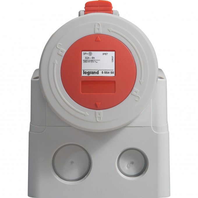 Розетка LEGRAND накладная P17 Tempra Pro IP 66/67 380/415 В 32 A 3К+З серый 555458 Розетка LEGRAND накладная P17 Tempra Pro IP 66/67 380/415 В 32 A 3К+З серый 555458