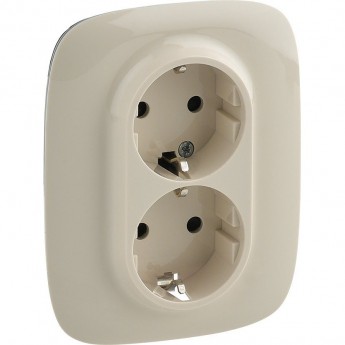 Силовая розетка LEGRAND Valena ALLURE двойная 2х2К+З 16А 250В с лицевой панелью с защитными шторками безвинтовые зажимы слоновая кость Силовая розетка LEGRAND Valena ALLURE двойная 2х2К+З 16А 250В с лицевой панелью с защитными шторками безвинтовые зажимы слоновая кость