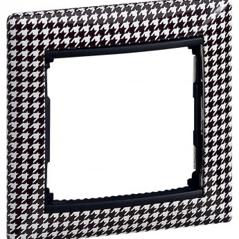 Рамка LEGRAND Valena 1 пост гусиные лапки Рамка LEGRAND Valena 1 пост гусиные лапки