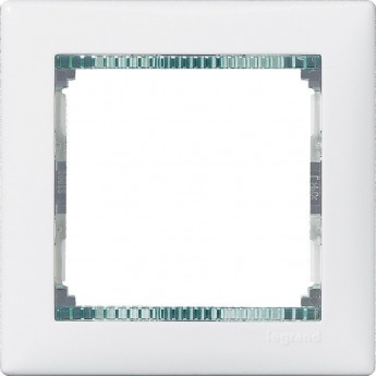 Рамка LEGRAND Valena 1 пост белый/кристалл Рамка LEGRAND Valena 1 пост белый/кристалл