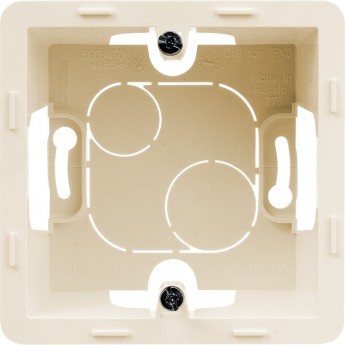 Коробка накладного монтажа LEGRAND INSPIRIA 1 постслоновая кость Коробка накладного монтажа LEGRAND INSPIRIA 1 постслоновая кость