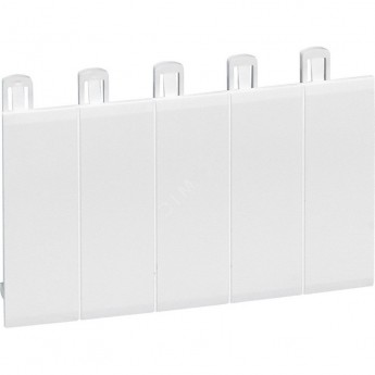 Заглушка LEGRAND 5 модулей белая